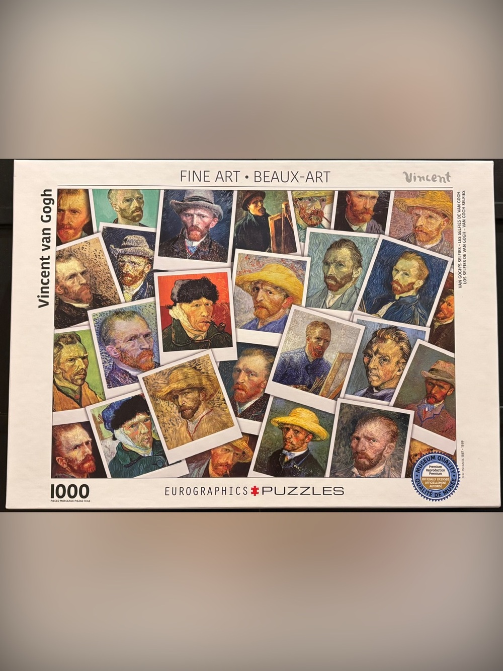 Eurographics 1000 piece “Vincent Van Gogh”
Puzzle